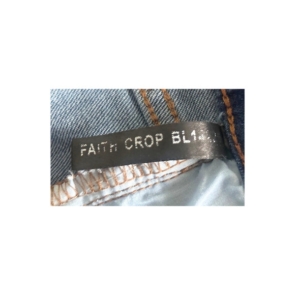 Buffalo David Bitton Jeans Faith Crop Skinny Cuffed Denim Women’s Size 30 - Picture 8 of 9